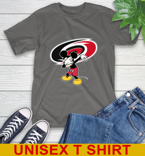Carolina Hurricanes NHL Hockey Dabbing Mickey Disney Sports T-Shirt 8