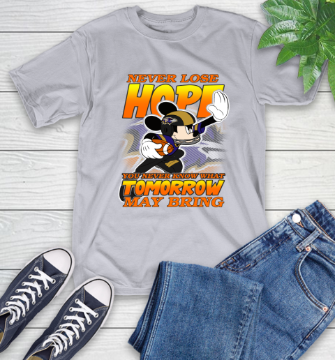 Buffalo Bills NFL Football Mickey Disney Never Lose Hope (2) T-Shirt 6