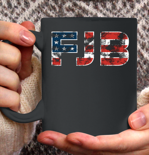 FJB Pro America US Distressed Flag Fuck Biden FJB Ceramic Mug 11oz