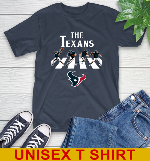 NFL Football Houston Texans The Beatles Rock Band Shirt T-Shirt 3