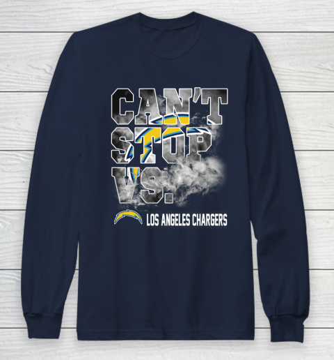 NFL Los Angeles Chargers Can't Stop Vs Long Sleeve T-Shirt 2