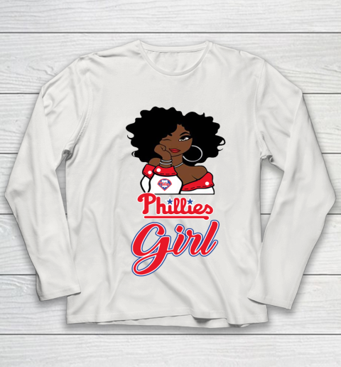 Philadelphia Philliess Girl MLB Youth Long Sleeve 11