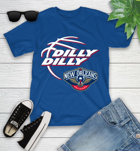NBA New Orleans Pelicans Dilly Dilly Basketball Sports Youth T-Shirt 9