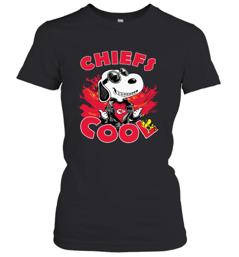 Kansas City Chiefs Snoopy Joe Cool We're Awesome Women's T-Shirt