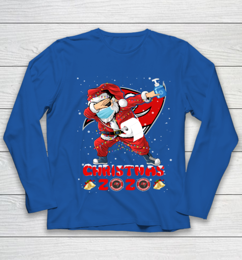 Tampa Bay Buccaneers Funny Santa Claus Dabbing Christmas 2020 NFL Youth Long Sleeve 7