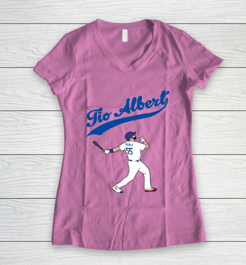 Tio Albert Baseball Women's V-Neck T-Shirt 8