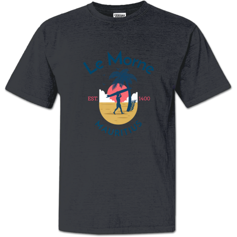 Le Morne Mauritius Premium Dyed Heavyweight T-Shirt
