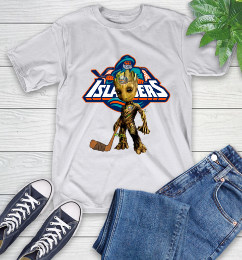 New York Islanders NHL Hockey Groot Marvel Guardians Of The Galaxy T-Shirt 12