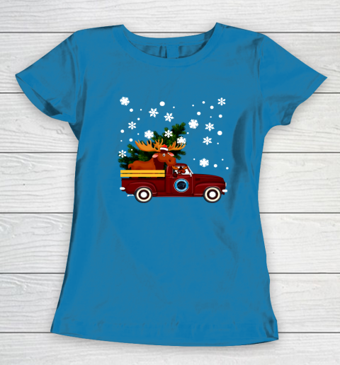 Carolina Panthers Bring Christmas Home NFL Women's T-Shirt 6