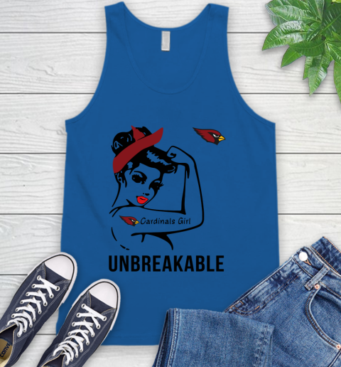 NFL Arizona Cardinals Girl Unbreakable Football Sports Tank Top 3
