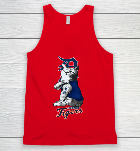 MLB Baseball My Cat Loves Detroit Tigers Tank Top 5