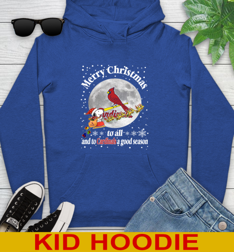 St.Louis Cardinals Merry Christmas To All And To Cardinals A Good Season MLB Baseball Sports Youth Hoodie 10