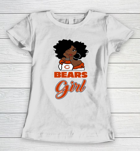 Chicago Bears Girl NFL Women's T-Shirt 3
