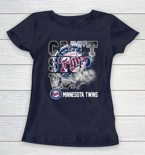 MLB Minnesota Twins Baseball Can't Stop Vs Twins Women's T-Shirt 2