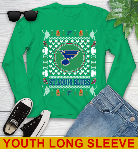 St.Louis Blues Merry Christmas NHL Hockey Loyal Fan Youth Long Sleeve 7