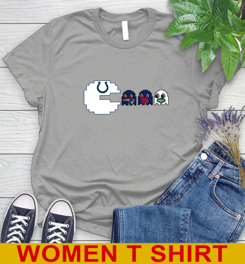 Indianapolis Colts NFL Football Pac Man Champion Women's T-Shirt 11