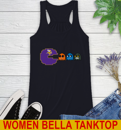 Minnesota Vikings NFL Football Pac Man Champion Racerback Tank 10