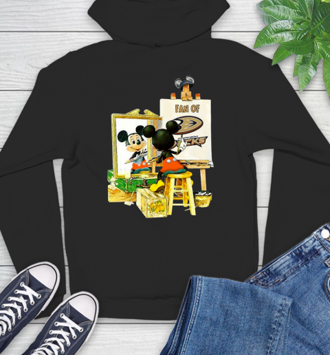 NHL Hockey Anaheim Ducks Mickey Drawing Shirt 13