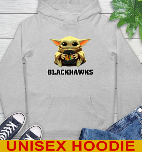 NHL Hockey Chicago Blackhawks Star Wars Baby Yoda Shirt 18