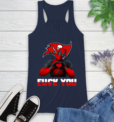 NHL Tampa Bay Buccaneers Deadpool Love You Fuck You Football Sports Racerback Tank 9