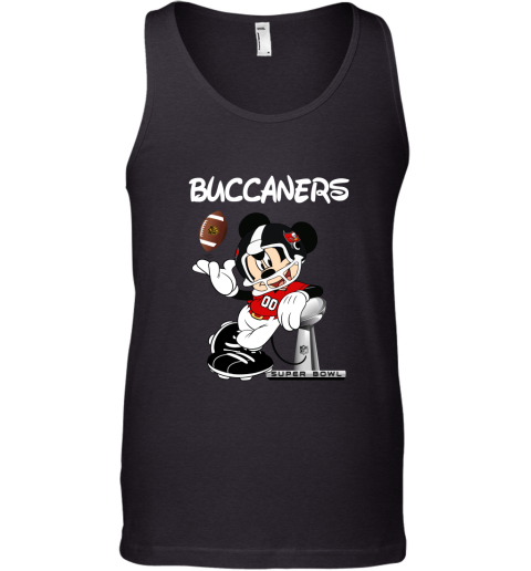 Mickey Buccaneers Taking The Super Bowl Trophy Football Tank Top