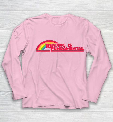 Reading Rainbow t shirt Reading is Fundamental Gay Rainbow Youth Long Sleeve 6