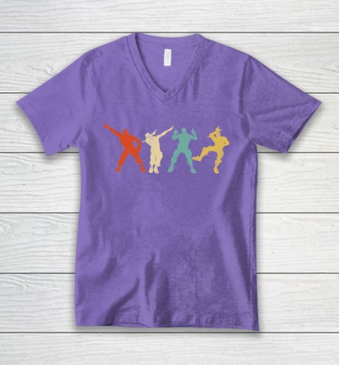 Fortnite Tshirt Battle Royale Victory Dance Cool Justice Dance V-Neck T-Shirt 8