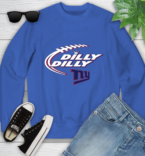 NFL New York Giants Dilly Dilly Football Sports Youth Sweatshirt 8