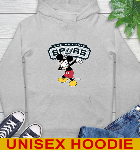 San Antonio Spurs NBA Basketball Dabbing Mickey Disney Sports Hoodie 6