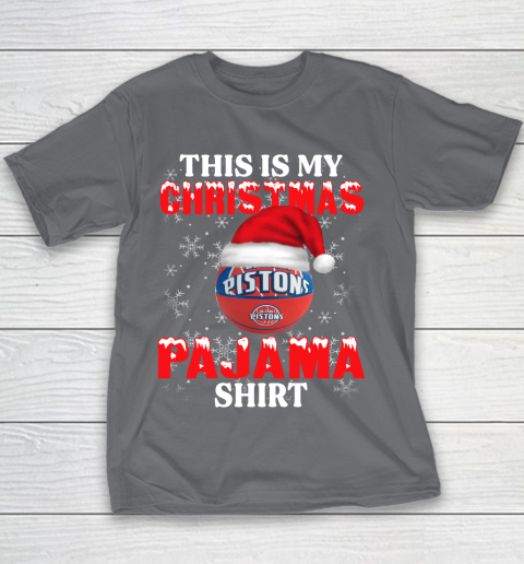 Detroit Pistons This Is My Christmas Pajama Shirt NBA Youth T-Shirt 5