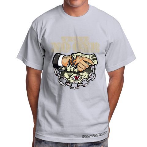 Trust No One Eye T Shirt To Matching Jordan 5 Off White Sail Black Shirts Hip Hop Tshirts Sneakers Matching