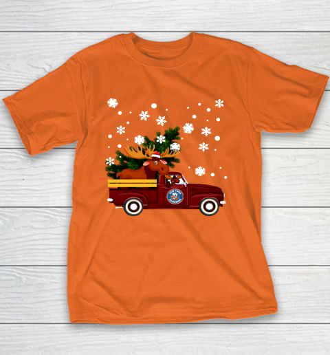 New York Islanders Bring Christmas Home NHL Youth T-Shirt 4
