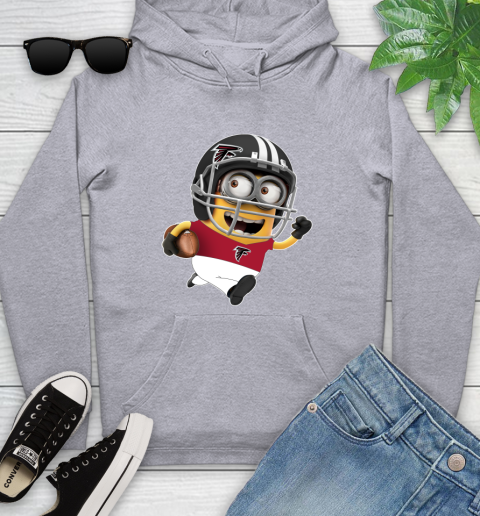NFL Atlanta Falcons Minions Disney Football Sports Youth Hoodie 6