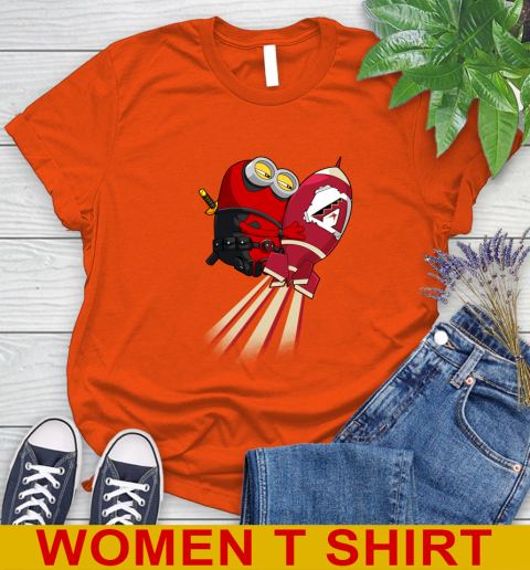 MLB Baseball Arizona Diamondbacks Deadpool Minion Marvel Shirt Women's T-Shirt 3