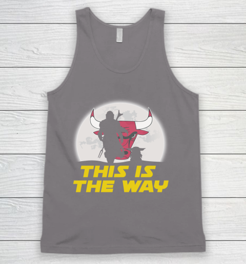 Chicago Bulls NBA Basketball Star Wars Yoda And Mandalorian This Is The Way Tank Top 6