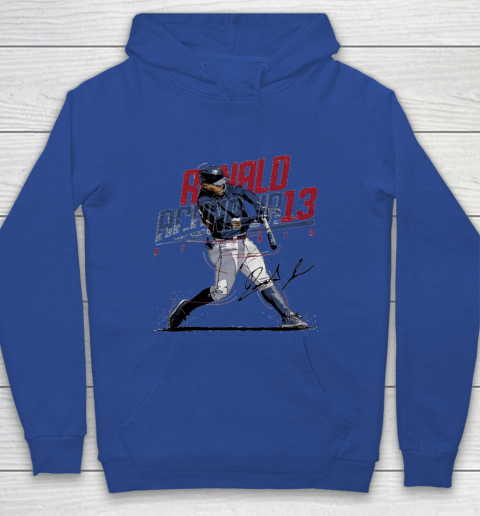 Ronald Acuna Jr 13 Youth Hoodie 6
