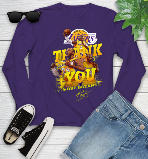 Great Thank you Kobe Bryant Los Angeles Lakers signature shirt 116