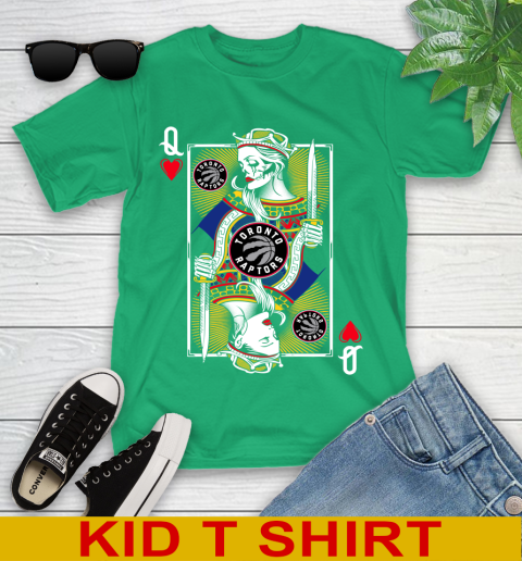 NBA Basketball Toronto Raptors The Queen Of Hearts Card Shirt Youth T-Shirt 7