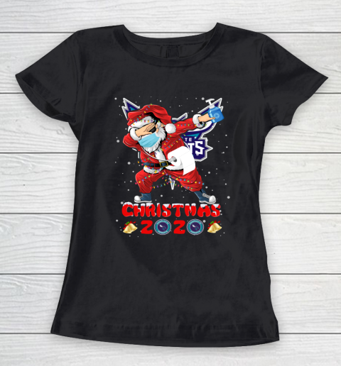 Charlotte Hornets Funny Santa Claus Dabbing Christmas 2020 NBA Women's T-Shirt