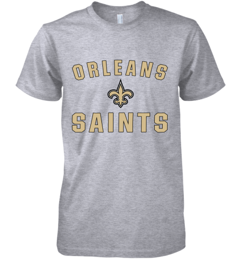 Orleans Saints NFL Pro Line By Fanatics Branded Gray Victory Premium Men's T-Shirt