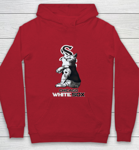 MLB Baseball My Cat Loves Chicago White Sox Youth Hoodie 7