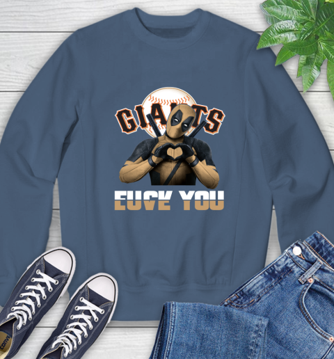 MLB San Francisco Giants Deadpool Love You Fuck You Baseball Sports Sweatshirt 9 MLB San Francisco Giants Deadpool Love You Fuck You Baseball Sports Sweatshirt - Image 9