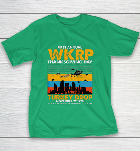 Wkrp Turkey Drop Shirt Turkey Drop T Shirt Turkey Drop Retro Youth T-Shirt 3