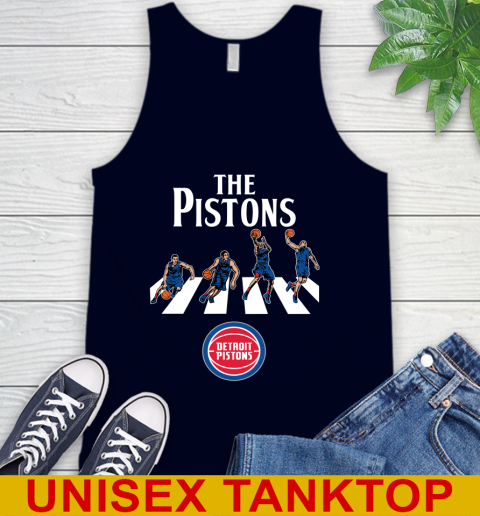 NBA Basketball Detroit Pistons The Beatles Rock Band Shirt Tank Top 2