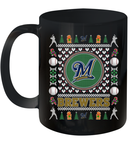 Milwaukee Brewers Merry Christmas MLB Baseball Loyal Fan Ceramic Mug 11oz