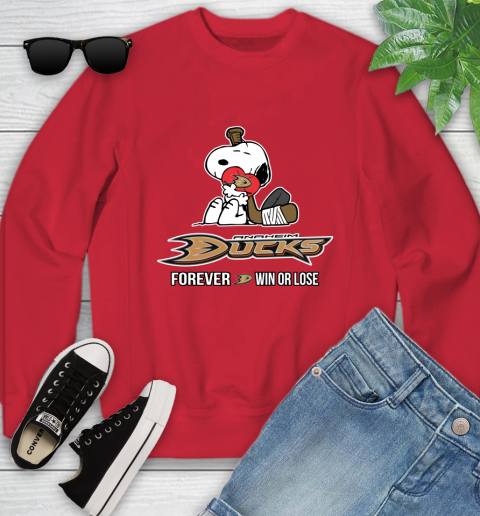 NHL The Peanuts Movie Snoopy Forever Win Or Lose Hockey Anaheim Ducks 123