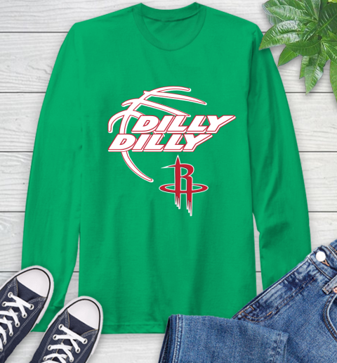 NBA Houston Rockets Dilly Dilly Basketball Sports Long Sleeve T-Shirt 7