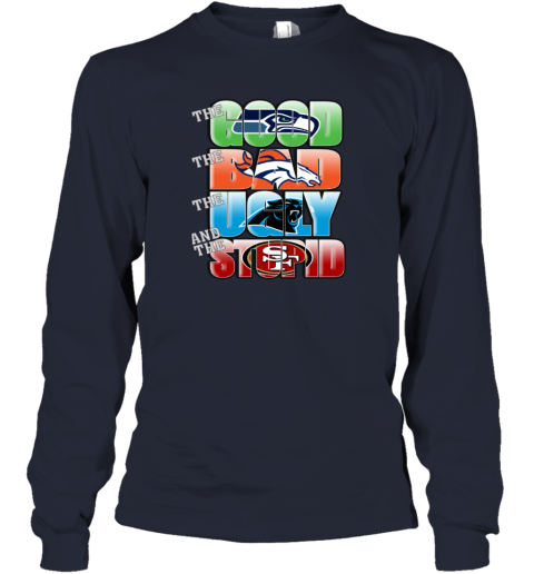 NFL Team Apparel Youth Seattle Seahawks Race Time Navy Long Sleeve T-Shirt