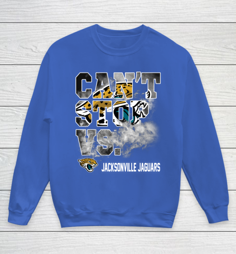 NFL Jacksonville Jaguars Can't Stop Vs Youth Sweatshirt 6