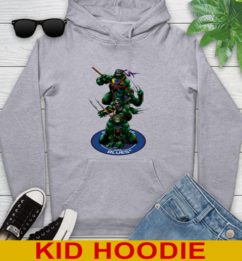 NHL Hockey St.Louis Blues Teenage Mutant Ninja Turtles Shirt Youth Hoodie 6